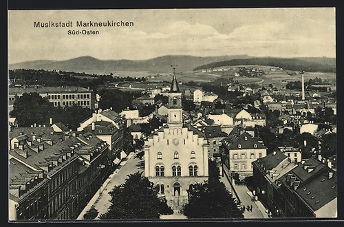 Ansichtskarte markneukirchen - ansichtskarte,
