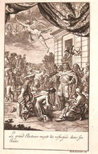 D. N. Chodowiecki, Der Große Kurfürst empfängt die Glaubensflüchtlinge, E 460