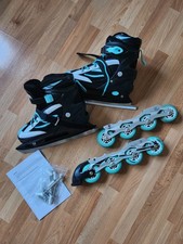 Erwachsene 2-in-1 Rollerblades & Schlittschuhe - UK Größe 6 - perfekt für alle Jahreszeiten!