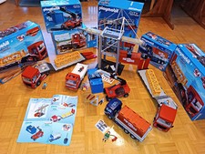 Playmobil 6x City Action Container-Terminal / Baustelle - TOP ZUSTAND -