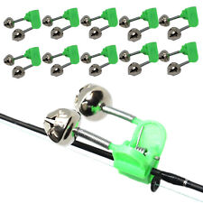 10x Angel Glocke Doppel Angelglöckchen Glocke Aalglocke Bissanzeiger Knicklicht