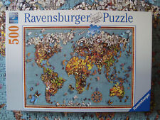 PUZZLE (500 T) ANTIKE SCHMETTERLING-WELTKARTE WORLD OF BUTTERFLIES (Ravensburger