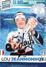 Biathlon-Originalautogramm