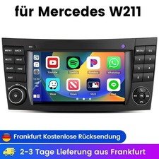 7"Autoradio Für Benz CLS E-Class W211 W219 Android14 Carplay GPS Nav DAB+ SWC BT