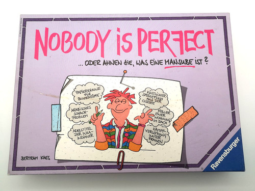 Nobody perfect ravensburger - nobody, is