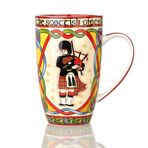 Scottish piper mug - scottish,