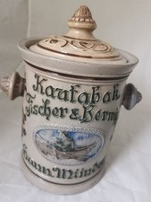 Antiker Kautabak-Topf Steingut