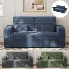 Modernes Cordsofa 2-Sitzer
