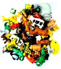 Lego® 10 Duplo Tiere Zoo Bauernhof - Hund Katze Kuh Pferd Bär Schaf Affe Ente