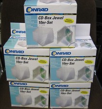 CD-, DVD-, Blu-Ray Kunststoff Aufbewahrungshüllen transparent 44 Stück