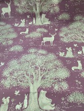 Tilda baumwolle woodland mauve - woodland,