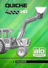 240307) Quicke 4000 HD Frontlader Prospekt 197?