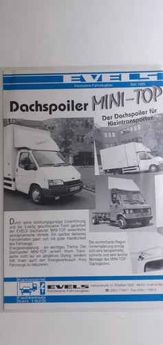 Evels dachspoiler mini - dachspoiler, mini-top