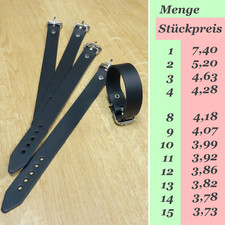 1-15 Stück Lederriemen mit