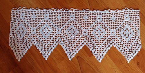 Häkelgardine handarbeit neu - häkelgardine, ,handarbeit,neu