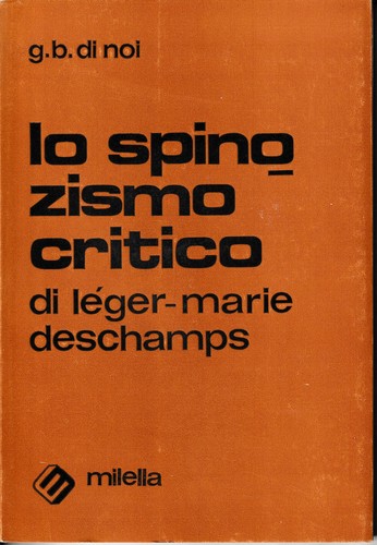 Der kritische spinozismus von - kritische,