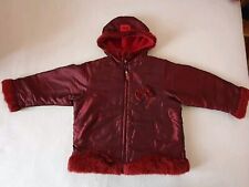 Pampolina Winterjacke 116 Mädchen Weinrot