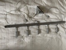 Hängeleuchte Stab Stahl 5 Strahlig E14 FassungHängeleuchte Stab Stahl 5 Strahlig