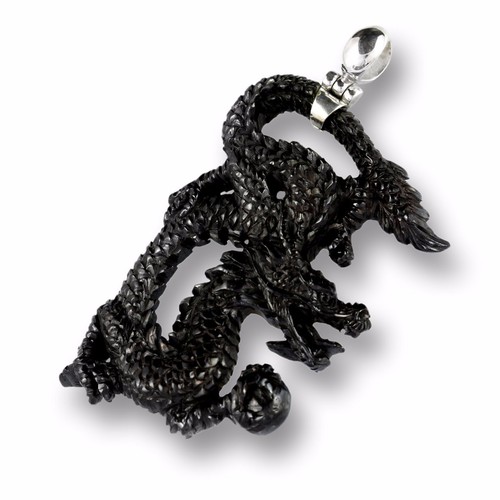 Drachen echt silber knochen - echt,