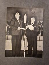 Hans Moser  auf Buchbild  oder Zeitschriftbild Autogramm signiert dickes Papier