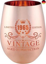  xilaxila 60 Geburtstag Frauen - Geschenke Für Frauen 1965 Weingläser - 60th B 