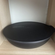 Tupperware Allegra Schüssel 3,5 L Schwarz Gold Mit Glitzer Lagerspuren/Kratzer