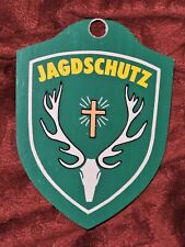 JAGDSCHUTZ Wildseelsorge Jagt Seelsorge Schild  Windschutzscheibe  OhneSaugnapf 