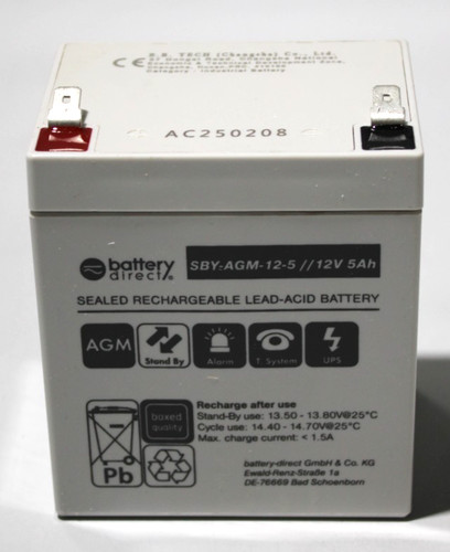 12v 5ah agm bleiakku vrla - 12v,