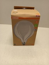 Osram LED-Lampe mit klassischer Birnenform und dekorativem LED-Filament, satin