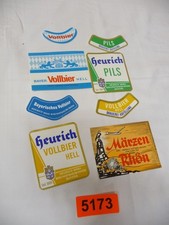 5173.    Konvolut alte Bieretiketten Sammlung Brauerei Deutschland Etiketten
