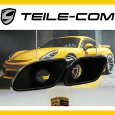 ORIG. Auspuff Porsche 911 991 Turbo schwarz LINKS / Tail pipe B