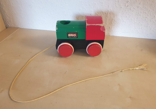 Vintage brio holzeisenbahn lok - vintage,