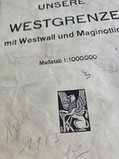 Karte Unsere Westgrenze mit