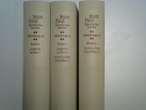 Jean paul sämtliche - jean,