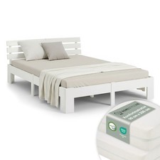 Holzbett 180x200 Weiß