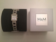 M&M Rhinestone Jewellery Watch