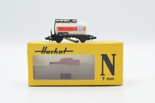 Herkat N 1403 Kesselwagen Schienenreinigungswagen Esso DB