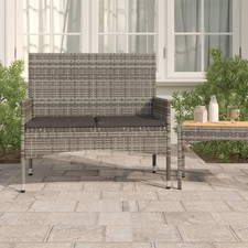 Gartenbank mit Kissen Sitzbank