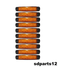 10 x 12 Volt orange 6 LED