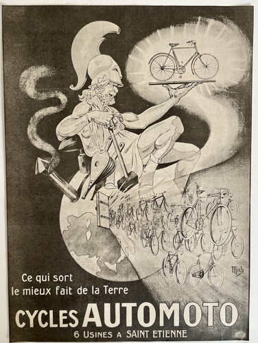 Vintage werbeplakat cycles - vintage,
