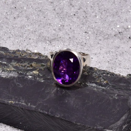 Amethyst ring 925er silber - amethyst,