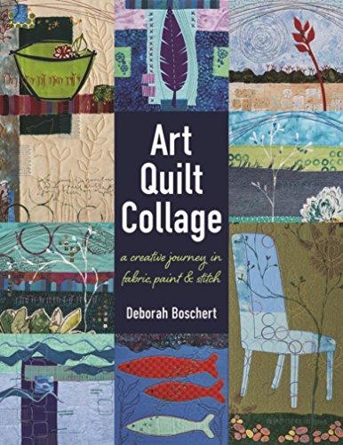 Art quilt collage - quilt, creative