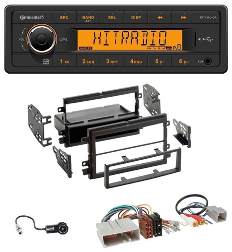 Continental 1din usb aux - continental, mp3