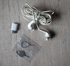 Kopfhörer Headset Adapter Micro-USB zu USB-C Weiß 2 Schlüssel Handy SAMSUNG S10+