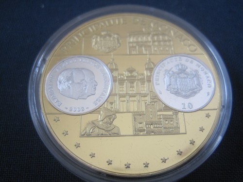 Medaille münze monaco - münze, euro