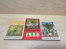 Ddr pionierkalender von - 3x,