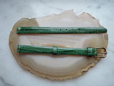 Leder uhrenarmband grün - uhrenarmband,