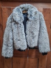 Bershka Damen Felljacke