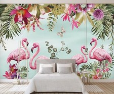 3D Flamingo Blätter Q14773