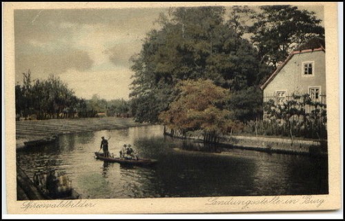 Burg lübbenau spreewald ak - b.,
